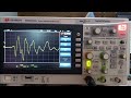 Test - 1 Oscilloscope settings & feedback trigger