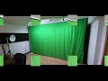 Curtinado fundo backdrop ChromaKey Greenscreen diy