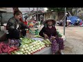 Poor Family: Help Pregnant Mother Bring Drunk Husband Home - Harvest Corn Garden Goes to Market Sell