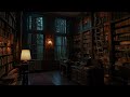 Old Bookstore Ambience | Indoor Rain Sounds | Rain Sounds for Sleeping, for Study