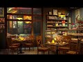 Cozy Coffee Shop Ambience on a Rainy Night - Smooth Jazz Instrumental Music for Work, Relax & Sleep