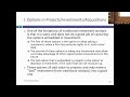 Session 25 (Val Undergrad): Real Option Applications - Patents and Natural Resource Reserves