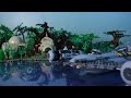 LEGO Star Wars - Grogu & the Mandalorian meet Rey on planet Dogobah (stop-motion)