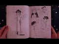 Sketchbook tour chuchoté ✨ Mon évolution en dessin | ASMR