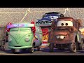 Pixar's: Cars On The Road | Lightning McQueen, Sally, Darth Mater, Guido, Mack, Chick Hicks, Flo, DJ