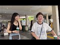 Korean mother and daughter visit highway rest area haha