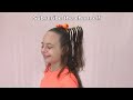 Penteado Infantil Fácil com Cabelo Maluco 🧡| Crazy Hair Day 🧡| Hair Tutorial for Girls 🥰