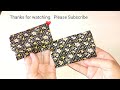 ⭐️How to sew Easy and Simple Card Wallet / Coin Pouch in 5 minutes ❤️