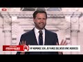JD Vance delivers first major speech as Trump's running mate at RNC