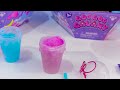 Squishy Jelly Belly Goo Goo Galaxy + DIY Grow Slime Drink Surprise Video