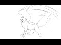 Very sketchy griffin animation test