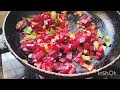 బీట్రూట్, పల్లీల పొడి ఫ్రై||BEETROOT, PEANUT FRY||