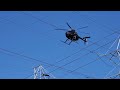 Hughes helicopter power line survey Avon Lake