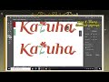 [SPEED DESIGN] Kazuha Logo designing | Genshin Impact - Adobe illustrator