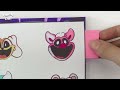 Making Poppy Playtime Chapter 3 ALL 1, 2, 3 GAME BOOK (+ Smiling Critters Squishy)