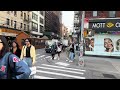 Travel To New York Virtual Tour 4k - Strolling Around Soho Manhattan NY Spring Walk
