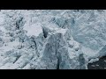 arctic glacier closeups from dji mavic 2 zoom