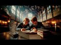 ✧˖°📚 Study with Fred & George Weasley 📚✧˖° Writting, page flipping, muffled chatter