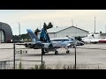 CF-18 Demo/ AVRO Lancaster start-up and taxi.