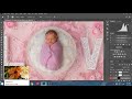 Newborn composite tutorial/ Newborn digital backdrop tutorial