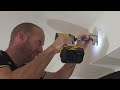 How to Fit a Curtain Pole - Plasterboard Wall