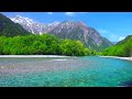 4K Beautiful Nature Relaxation Japan Kamikochi Fresh Green SONY Video Camera FDR-AX700