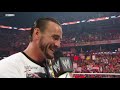 Raw: CM Punk explains his return to WWE