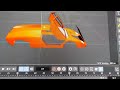 Modeling a Lamborghini Countach, low poly