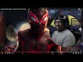 GOT ME STANDING ON MY CHAIR| SPIDERMAN 2 STORY TRAILER REACTION