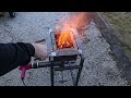 Homemade Charcoal Forge for some Blacksmithing