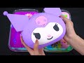 🌈 RAINBOW HELLO KITTY 🐱 Slime 🌈 I Mixing random into Glossy Slime I Relax with videos 🌠