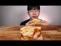 ASMR MUKBANG Korean Isaac Toast Mukbang [ENG]