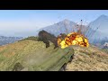 Irani Fighter Jets, Tanks & Helicopter Attack on Israeli Army Tanks Convoy | Iran Israel War - GTA v