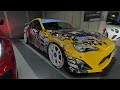 Crazy! UDX Akihabara underground parking car show w/exotics, JDM, & largest AUTOBACS in Japan! 4K