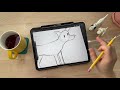 How to Draw a Dog on Procreate - Stay Home and Draw