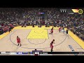 NBA 2K24 Tatum blocks Derozan then dunks on him!