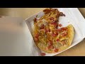 New Taco Bell Mexican PIZZA, THE VEGGIE AND THE BEEF Type