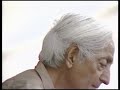 Why are you here? | J. Krishnamurti