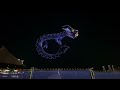 The first M-drone light show in 2024 dragon year