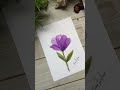 EASY  Flower painting for beginners!!!step by step  | how to draw flower