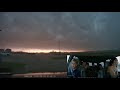 Family's Dash Cam of Derecho 100mph Storm in Grimes, Iowa on August 10, 2020