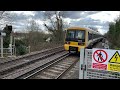 Trains at Eden Park Station, 2/1/22