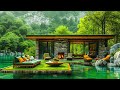 Spring Day at the Cozy Coffee Shop Ambience ☕ Gentle Jazz Music for Relaxation, Work and Focus