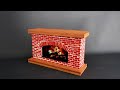 How to Make a Phone Fireplace - DIY Mini Fireplace