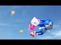Hello Kitty and Sonic kite laundry at Marina Barrage