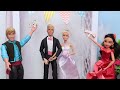 Barbie Doll Wedding Routine with Bridesmaids I PLAY DOLLS