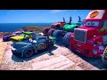 Cars Crazy McQueen High Impact Police Cruz Ramirez Miguel Camino Mack Monster Truck Mater Racing #2