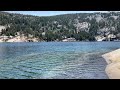 Ripples on the surface of Dick's Lake, Desolation Wilderness, Sierra Nevada