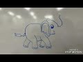 Stop Motion Elephant Drawing