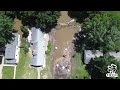 RECORD FLOODING IN MN RIVER Since 1965 : ST. PETER HIGHWAY 169 & bridge closure ! 4k drone video !